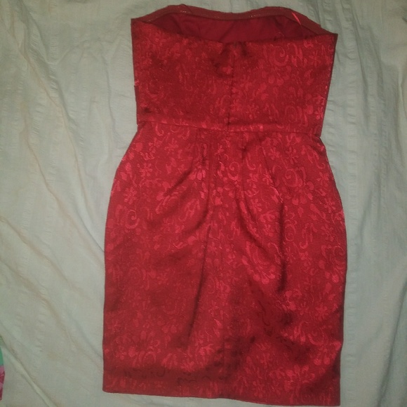 🆕Max and Cleo | Jaquard Lace Red Cocktail - Picture 8 of 8